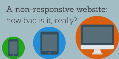 A non-responsive website: how bad is it, really?